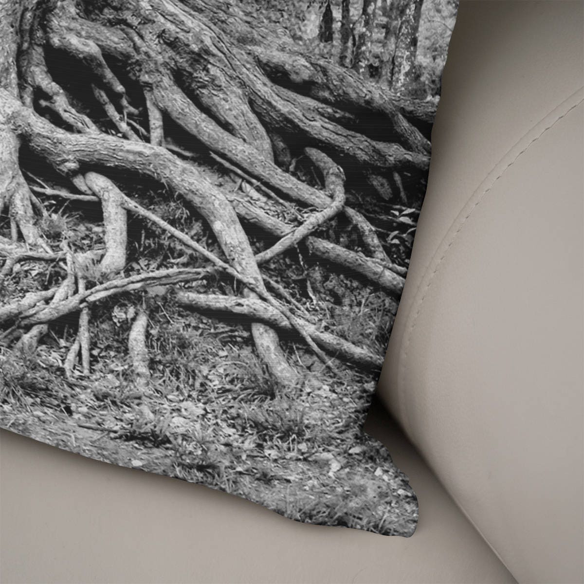Tree Roots Throw Pillow Cover Nature Decor - Pillows
