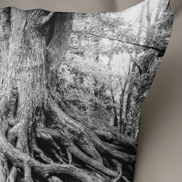 Tree Roots Throw Pillow Cover Nature Decor - Pillows