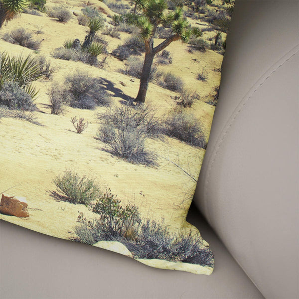 Mojave Desert Throw Pillow Cover Joshua Trees California