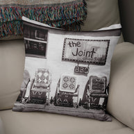 Photo Throw Pillow Cover New Orleans Folk Art Decor -