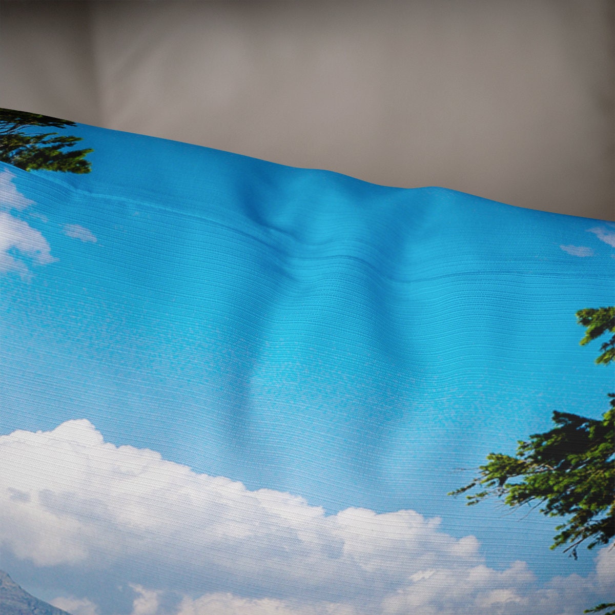 Glacier National Park Throw Pillow Cover Lake McDonald