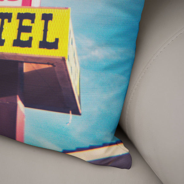 Pop Art Throw Pillow Cover Retro Decor Dude Motel - Pillows