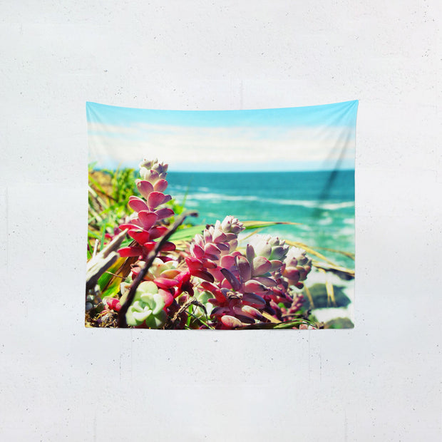 Colorful California Coast Tapestry - Decorative Tapestries