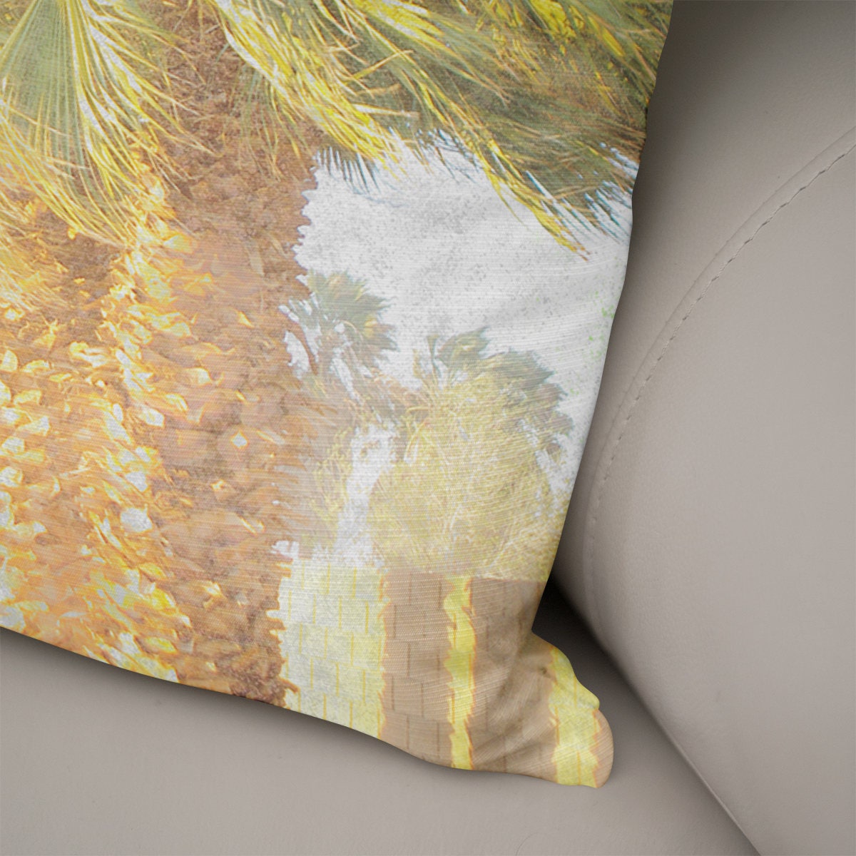 Palm Trees Throw Pillow Cover Beach Theme Home - Pillows