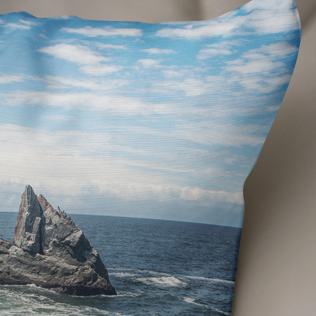 California Coast Pillow Cover Pacific Ocean Throw Case -