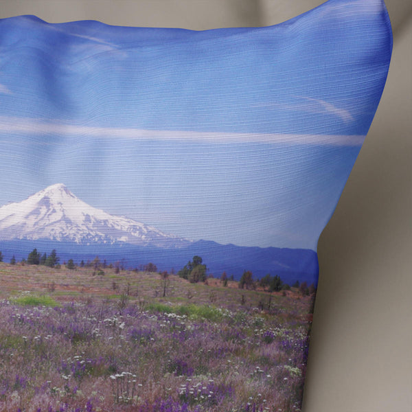 Mt Hood Mountain Couch Cushion Pillow Cover Nature Throw -