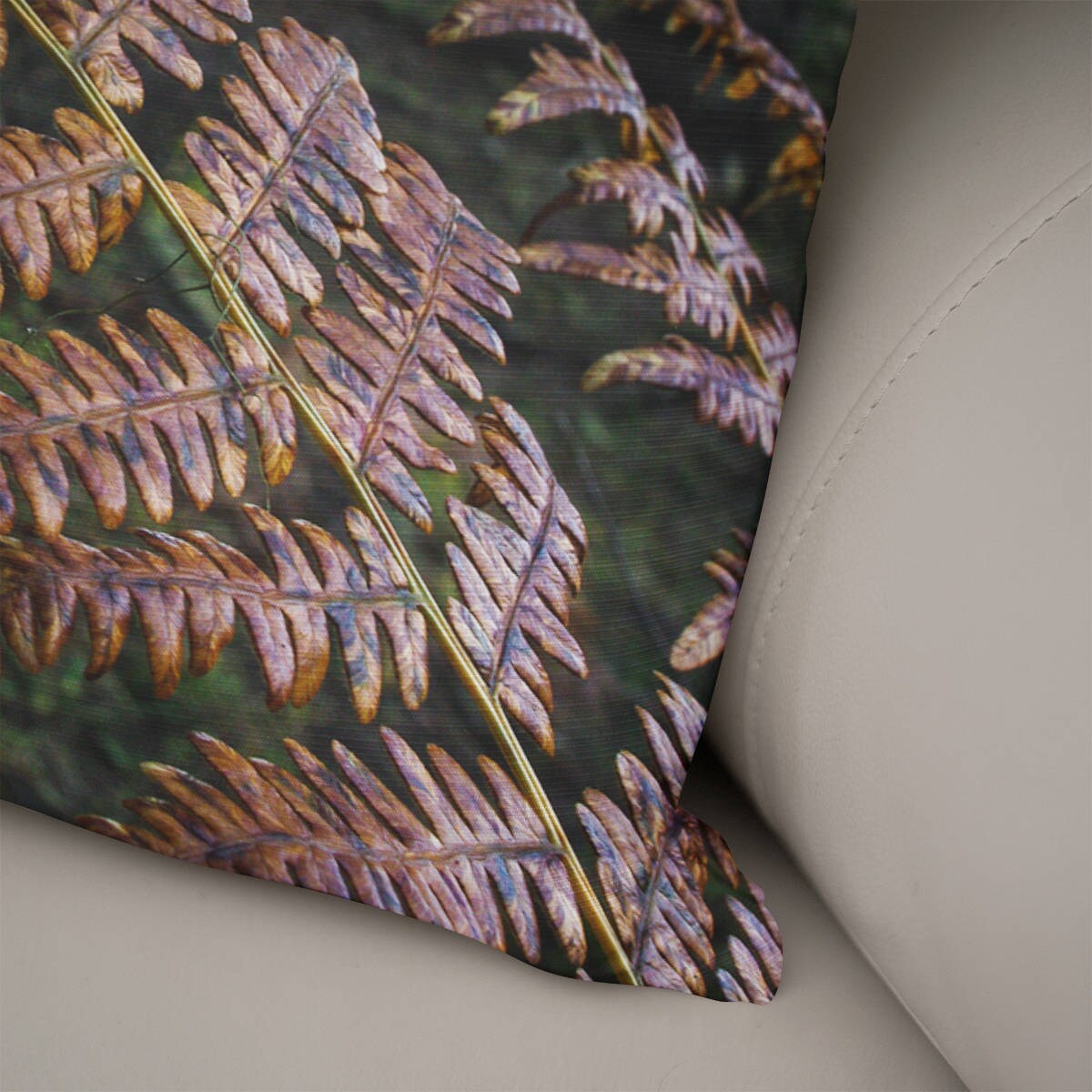 Autumn Home Decor Fern Throw Pillow Cover - Pillows