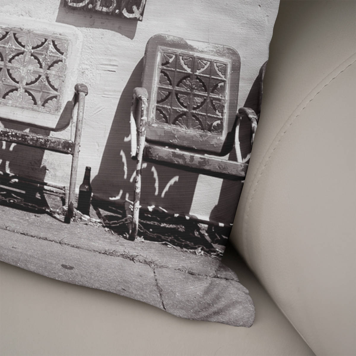 Photo Throw Pillow Cover New Orleans Folk Art Decor -