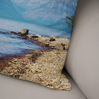Glacier National Park Throw Pillow Cover Lake McDonald