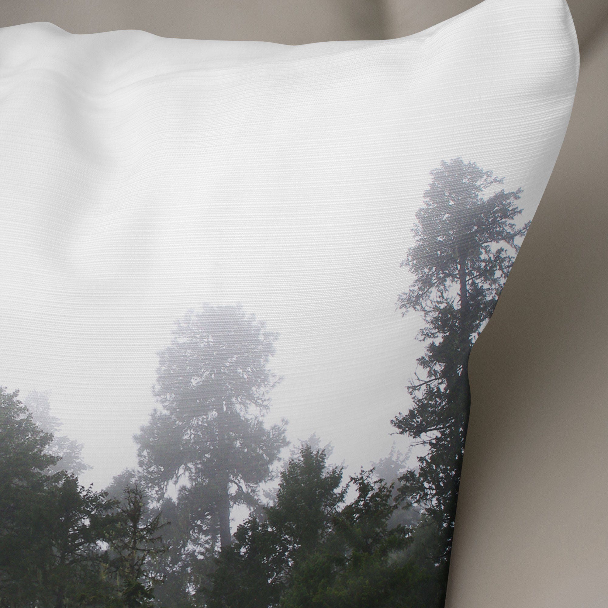 Pine Trees Throw Pillow Cover Forest - Pillows