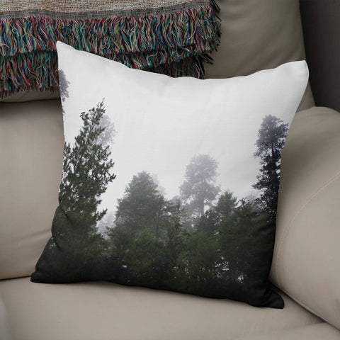 Pine Trees Throw Pillow Cover Forest - Pillows