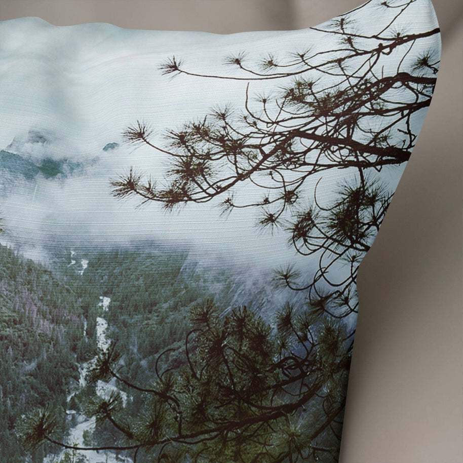 Yosemite Forest Throw Pillow Cover California Decor -