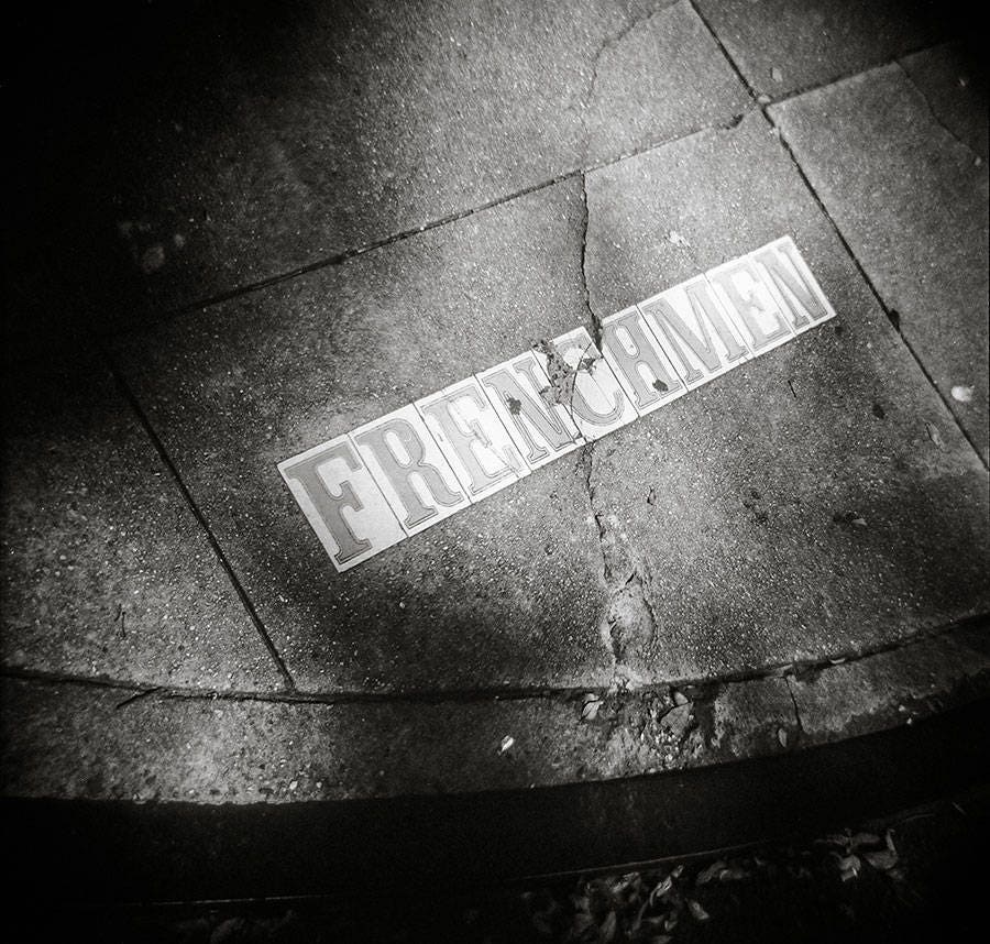 Frenchmen Street Photo Print French Quarter Black and White