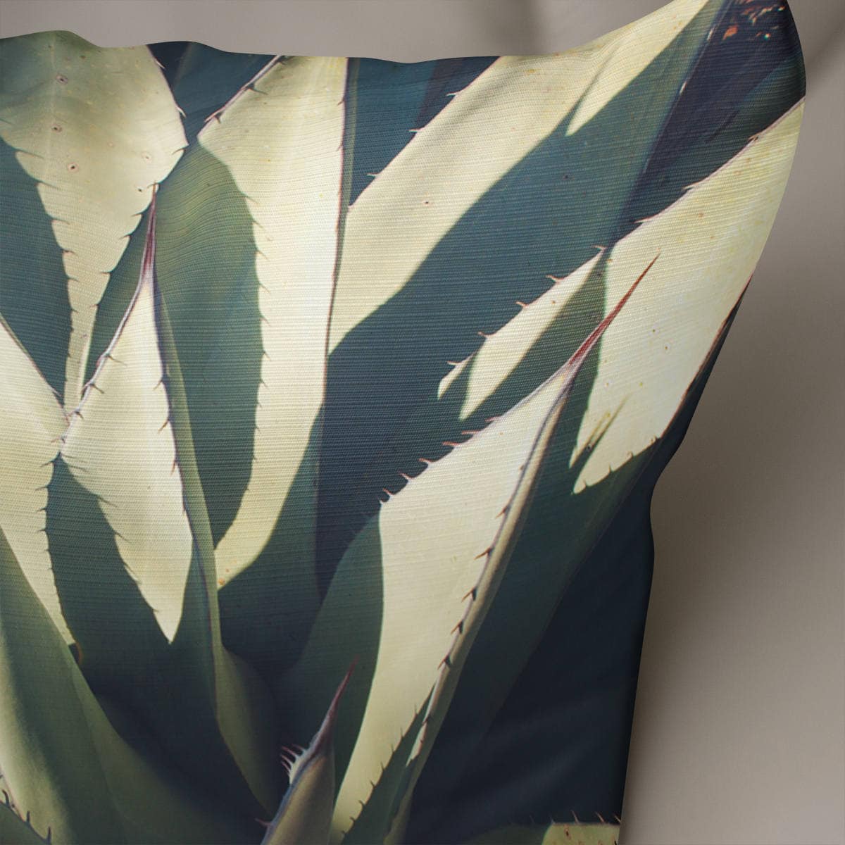 Agave Plant Throw Pillow Cover Green Room Decor - Pillows