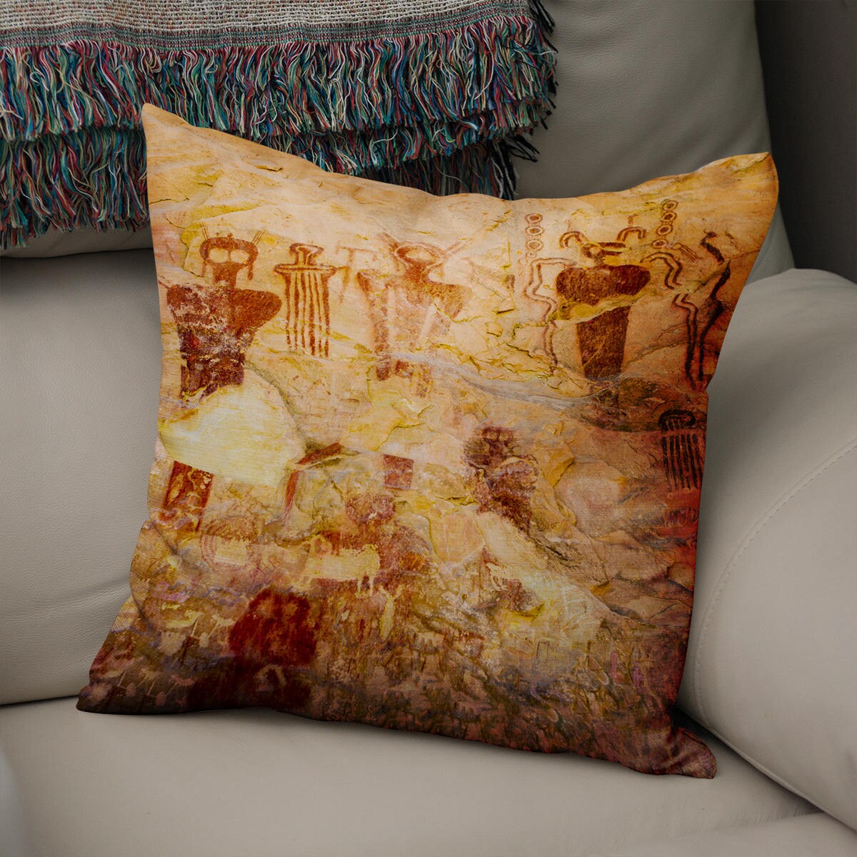 Southwest Throw Pillow Cover Ute Native American Decor -