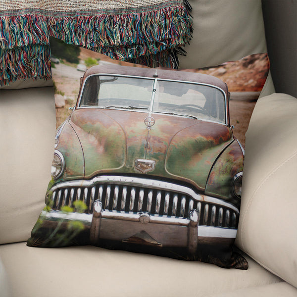 Vintage Buick Automobile Throw Pillow Cover - Pillows