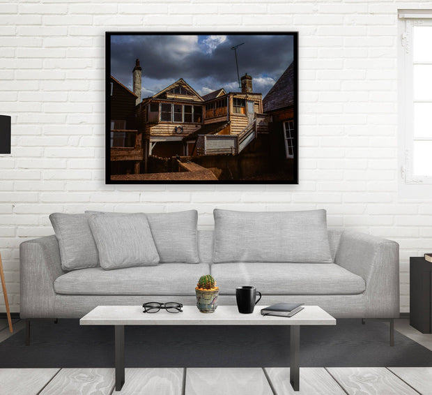 Nautical Wall Art English Fishing Village British Beach
