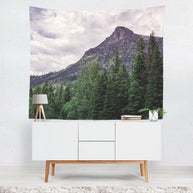 Mountain Peak Wall Tapestry Glacier National Park -