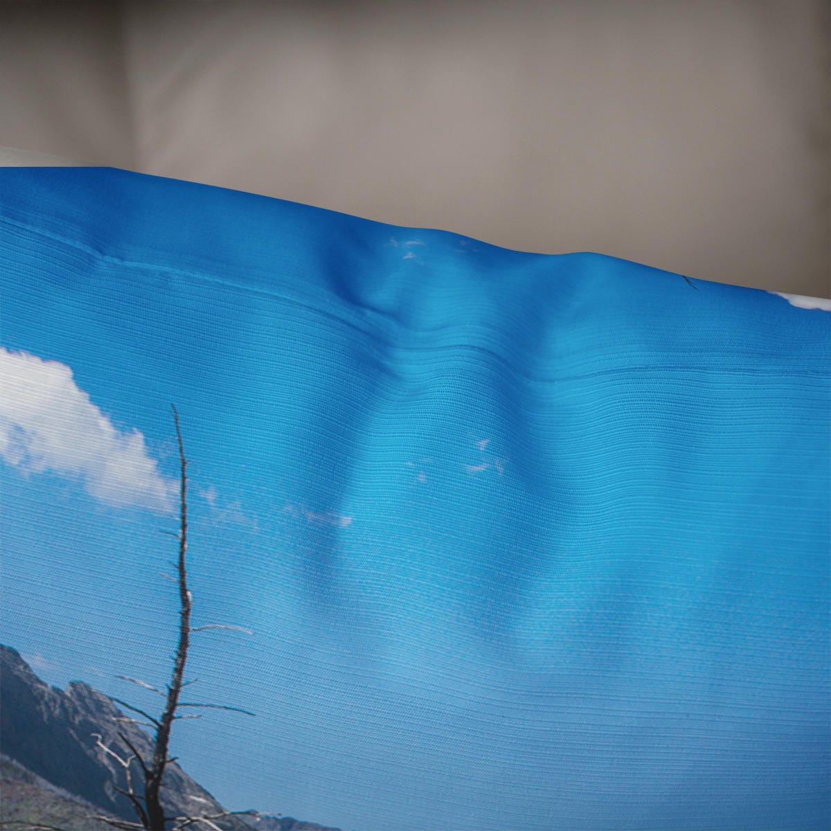 Mountain Lake Pillow Cover Nature Case Glacier National Park