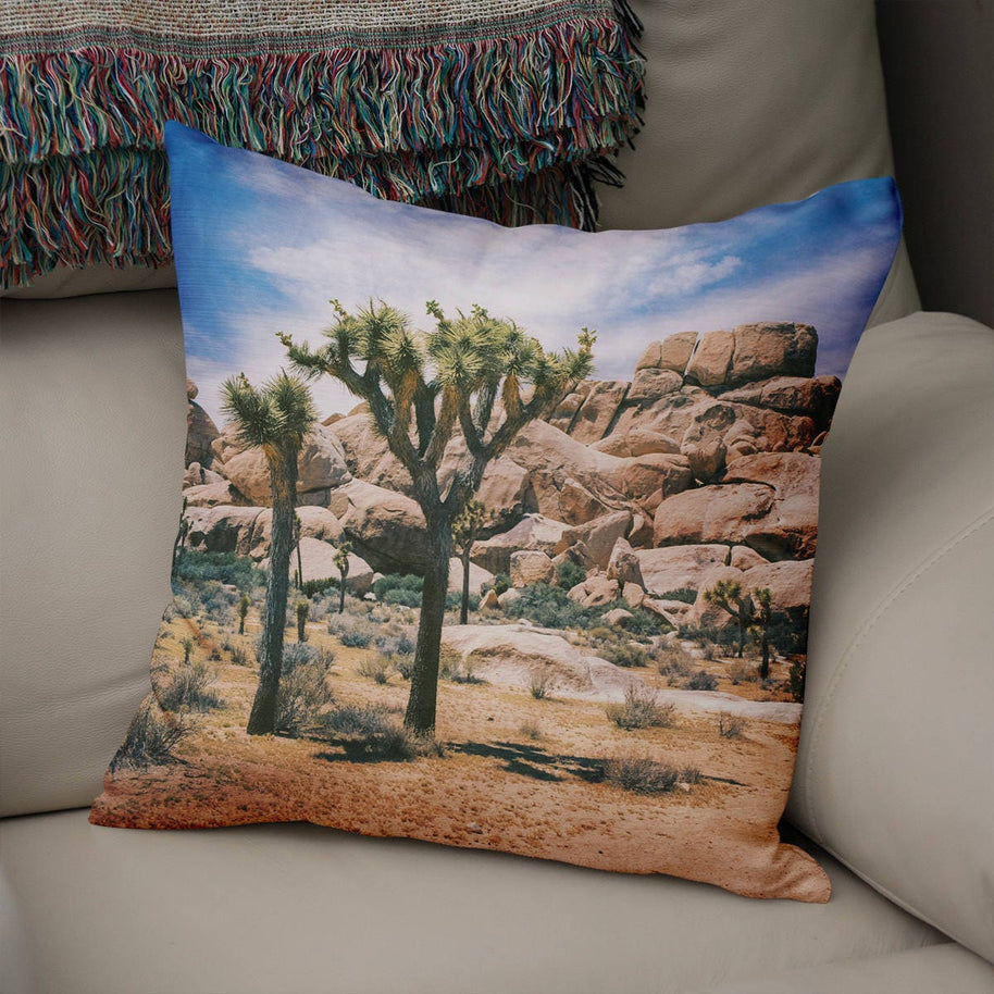 Joshua Tree Throw Pillow Cover California Decor - Pillows