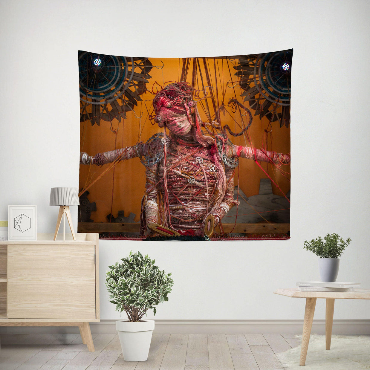 Sci-fi Steampunk Wall Tapestry Gothic Bedroom - Decorative
