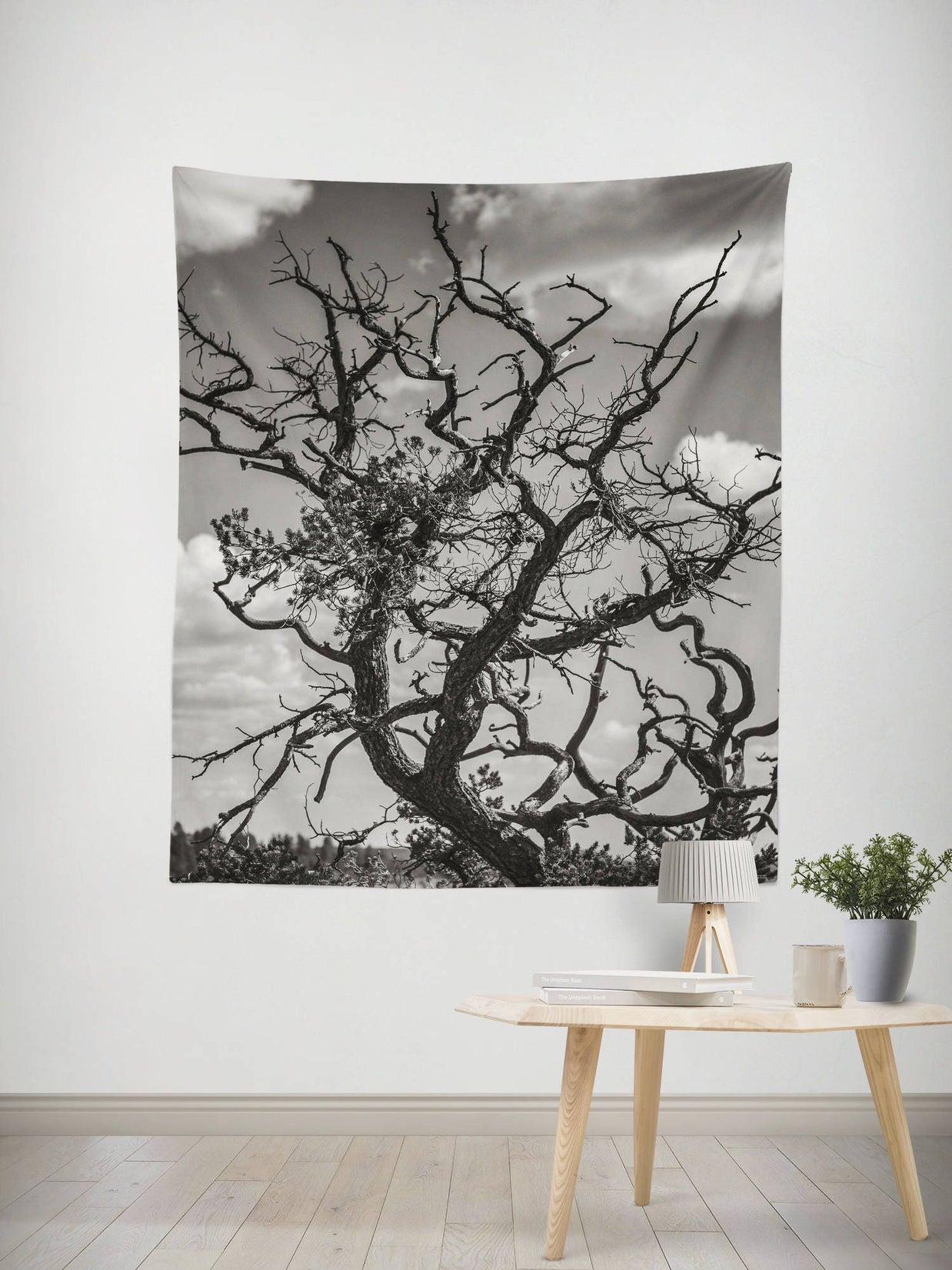 Southwest Desert Tree Branches Wall Tapestry - Decorative
