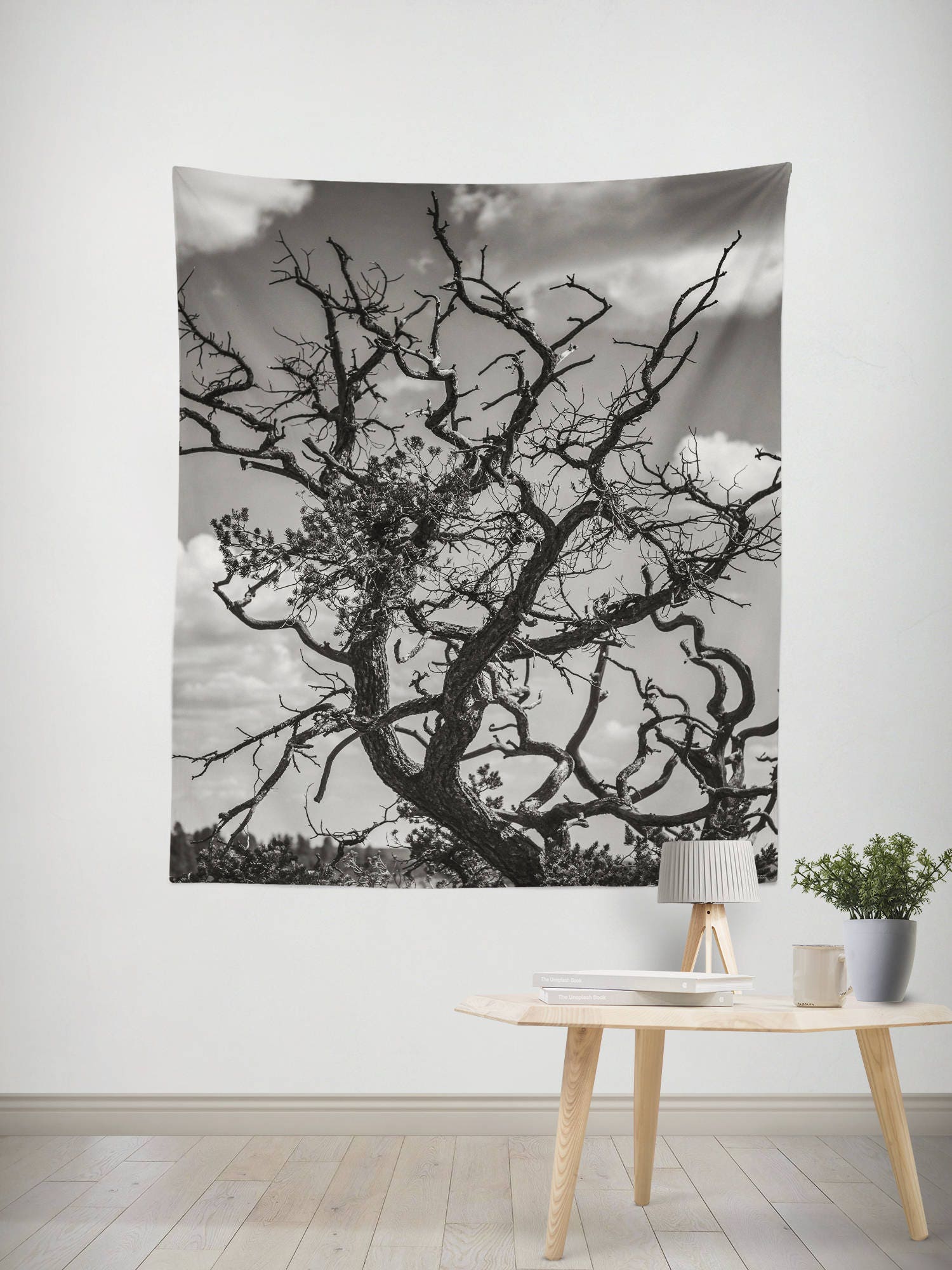 Southwest Desert Tree Branches Wall Tapestry - Decorative
