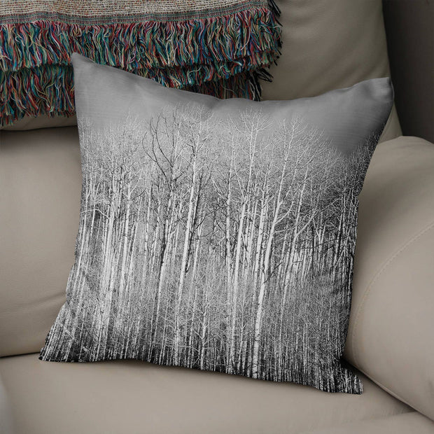 Aspen Forest Pillow Cover Minimalist Decor Colorado - Throw