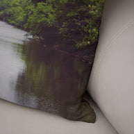 Louisiana River Nature Throw Pillow Cover - Pillows