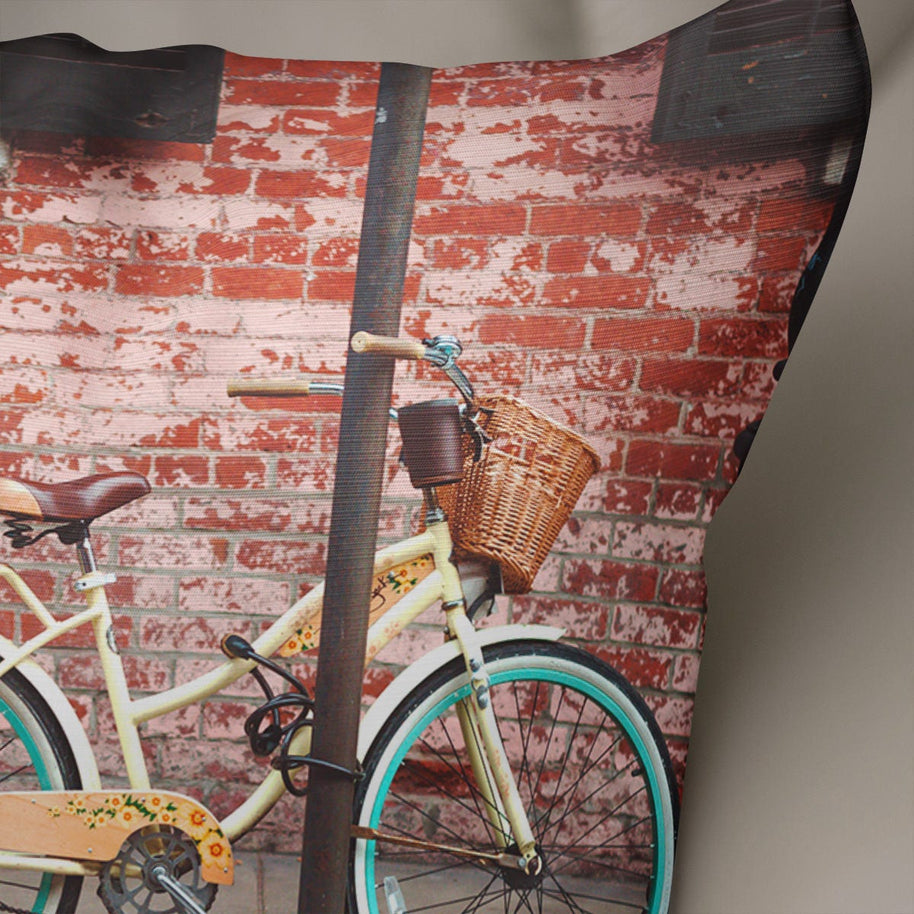 Huffy Bicycle Modern Throw Pillow Cover New Orleans Decor -