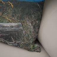 Mountain Wildflowers Throw Pillow Cover - Pillows