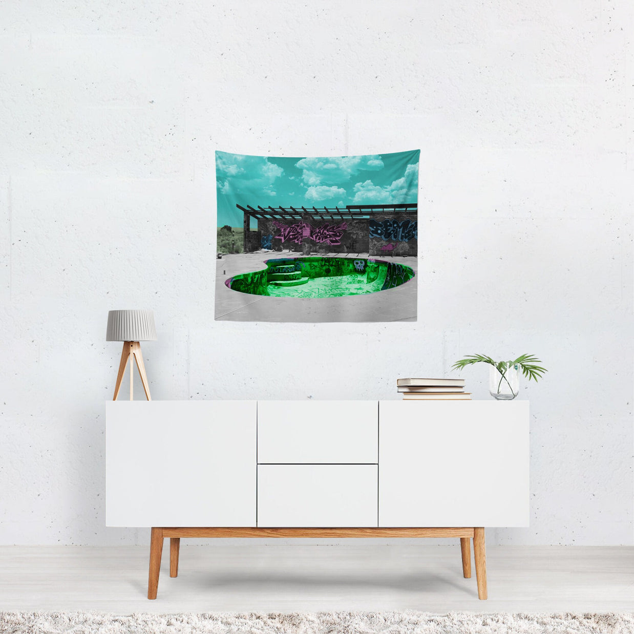 Pop Art Graffiti Zoom Wall Tapestry - Decorative Tapestries