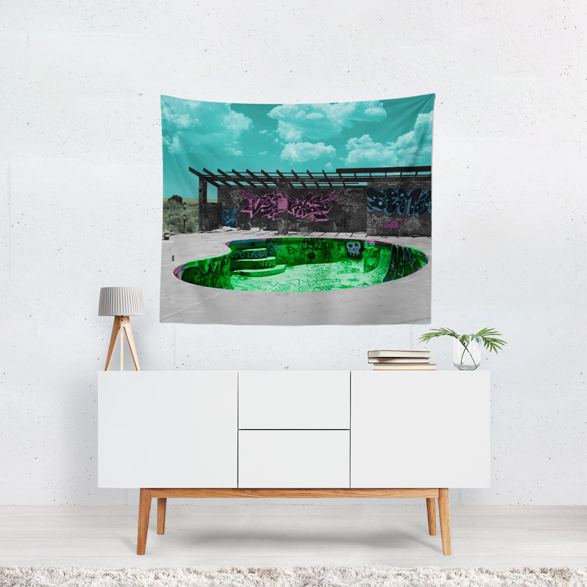 Pop Art Graffiti Zoom Wall Tapestry - Decorative Tapestries