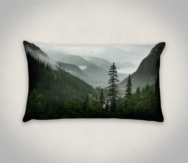 Mountain Valley Throw Pillow Cover Colorado Home Decor -