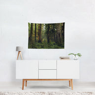 Olympic Rain Forest Wall Tapestry Cedar Trees - Decorative