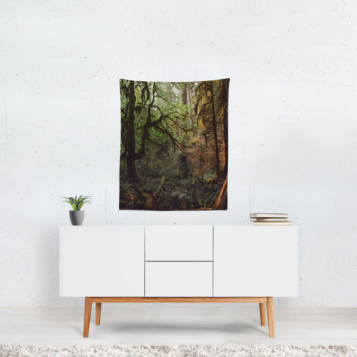 Mystic Forest Tapestry Olympic National Park Pacific