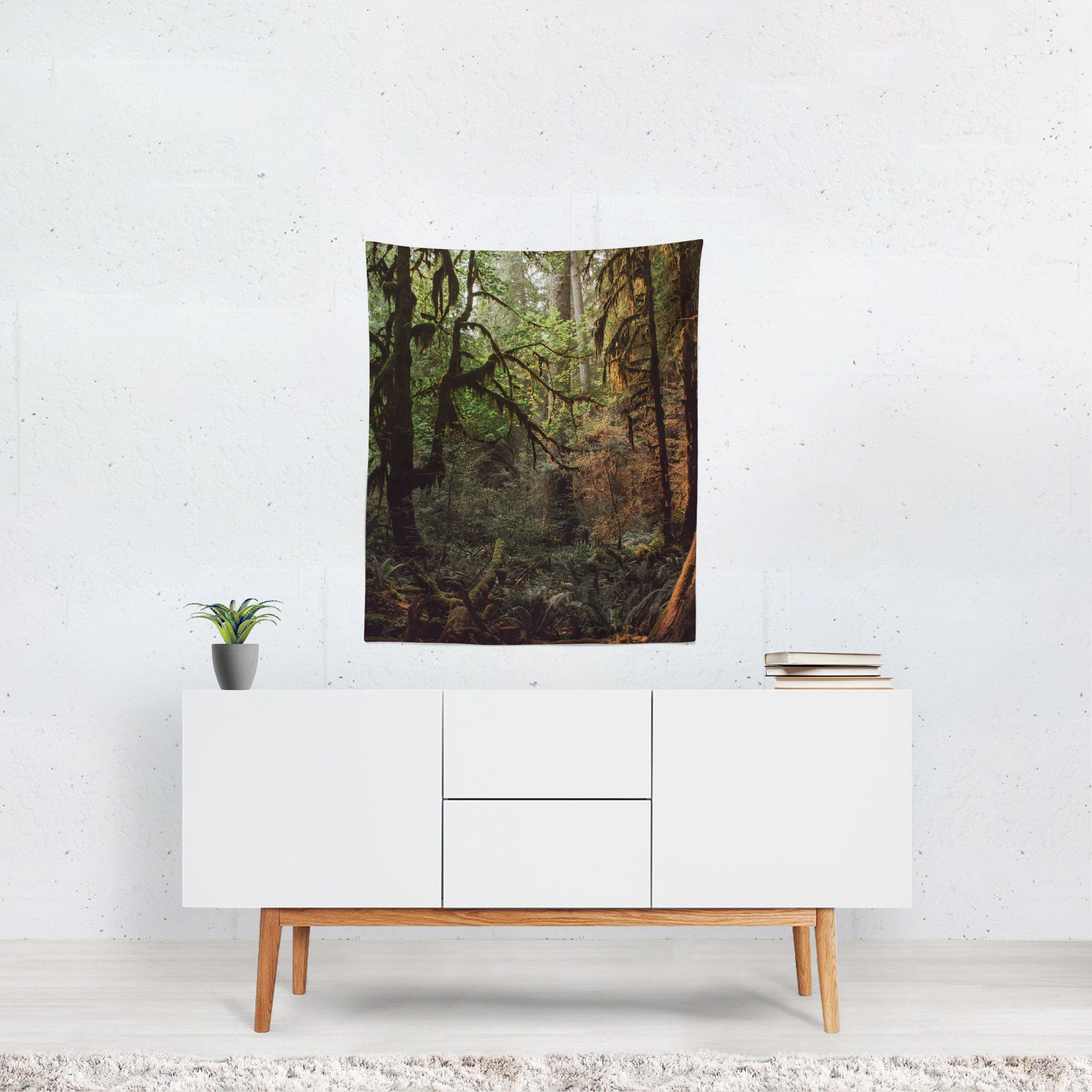 Mystic Forest Tapestry Olympic National Park Pacific