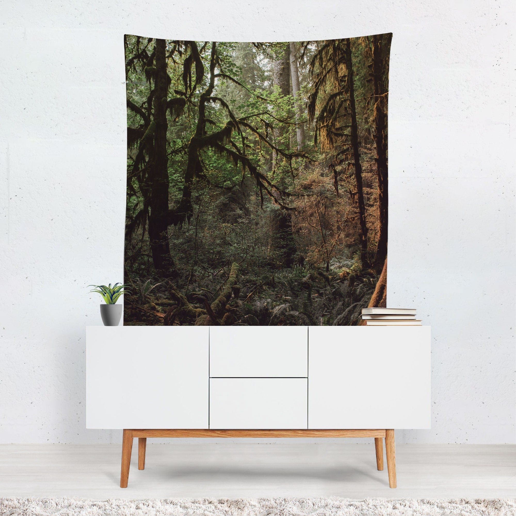 Mystic Forest Tapestry Olympic National Park Pacific