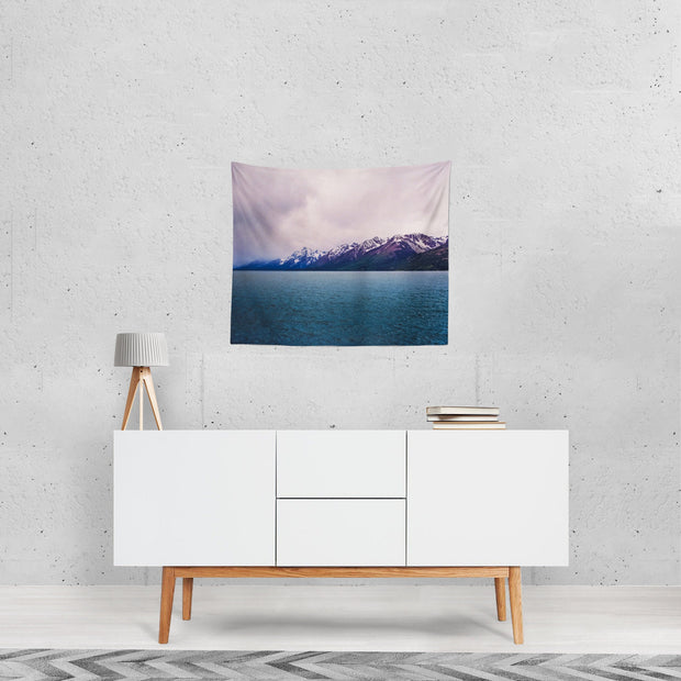 Teton National Park Lake Wall Tapestry - Decorative