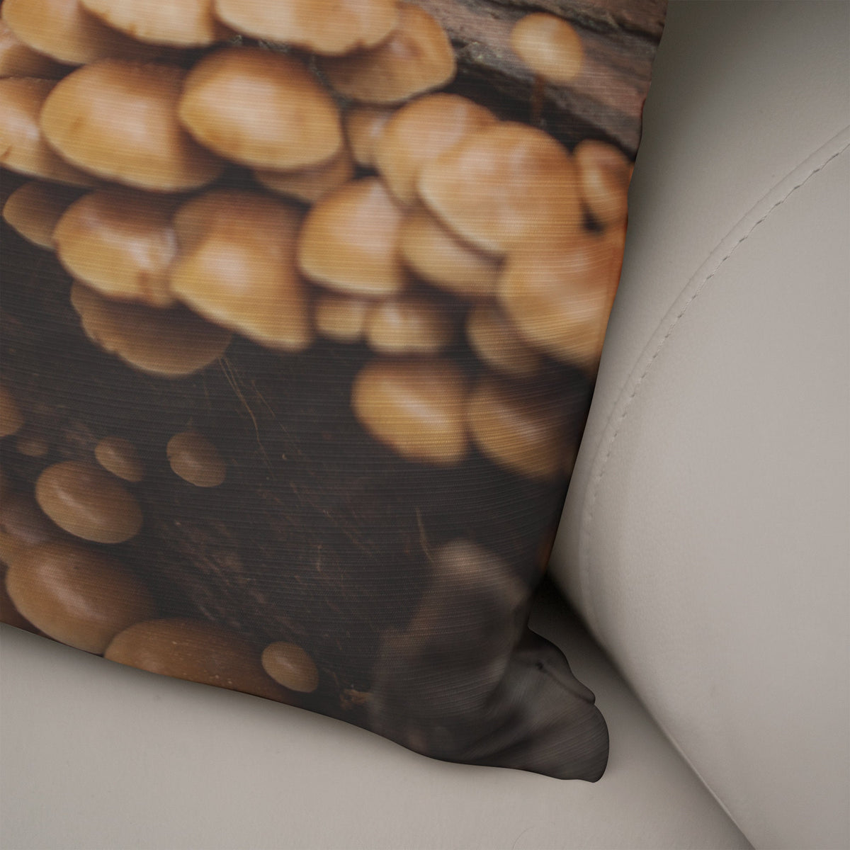 Mushroom Throw Pillow Cover Earthy Decor - Pillows