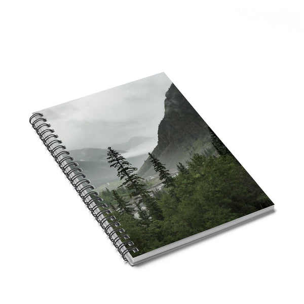 Foggy Mountain Valley Notebook - Spiral or Hard Cover Ruled