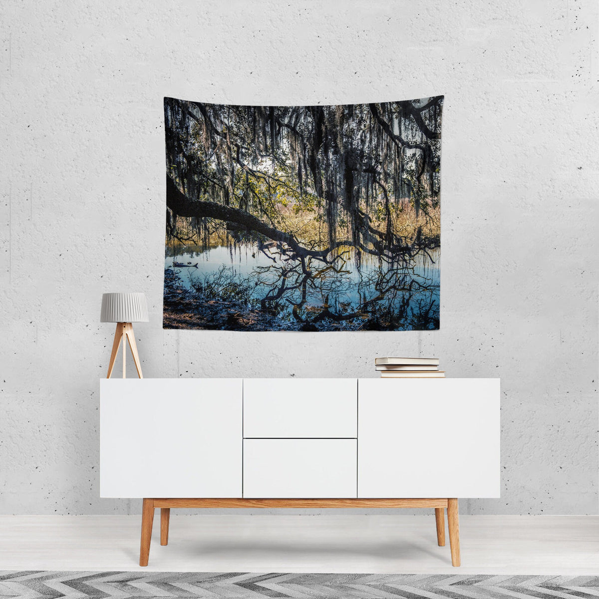Tree Branches Modern Wall Tapestry Georgia Coast -