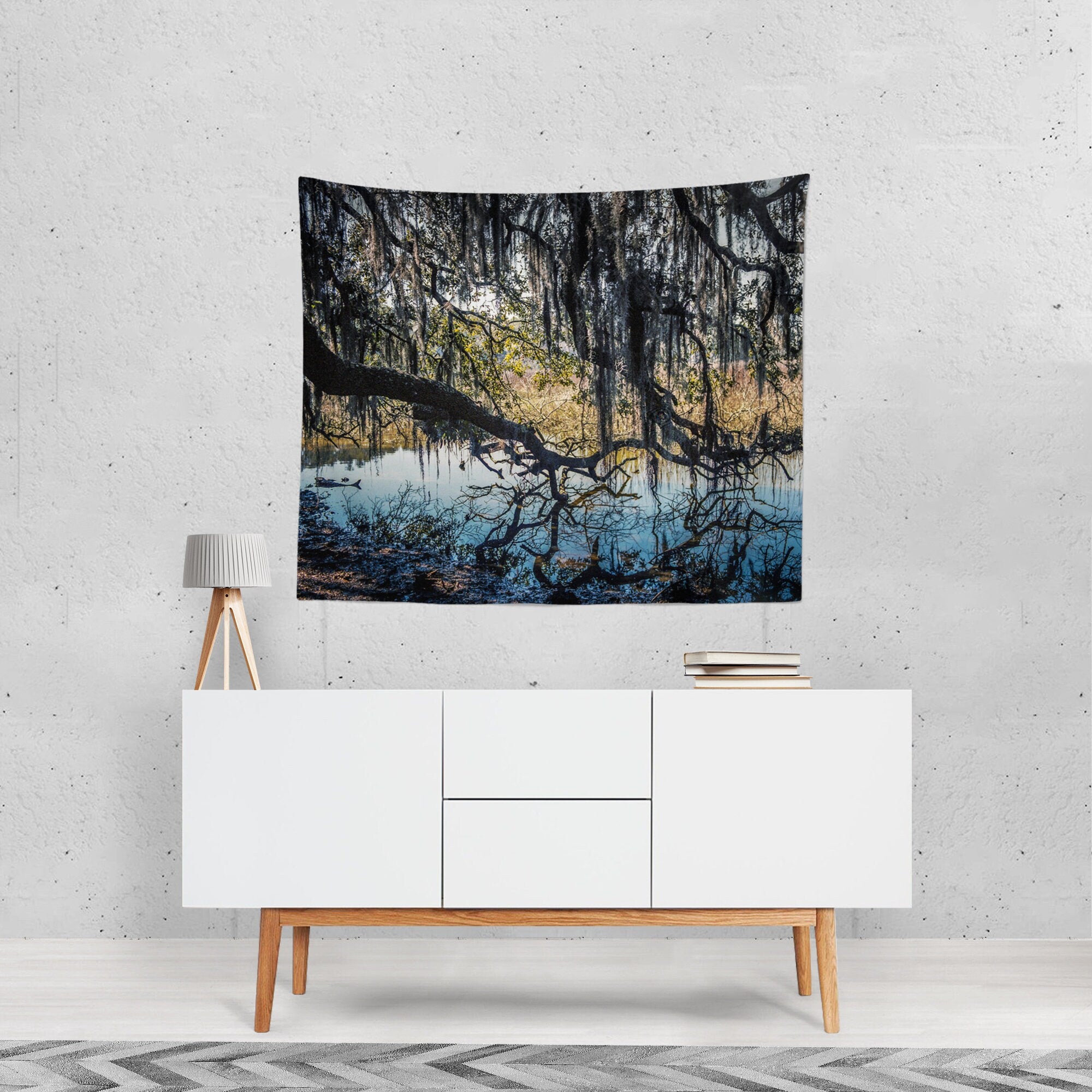 Tree Branches Modern Wall Tapestry Georgia Coast -