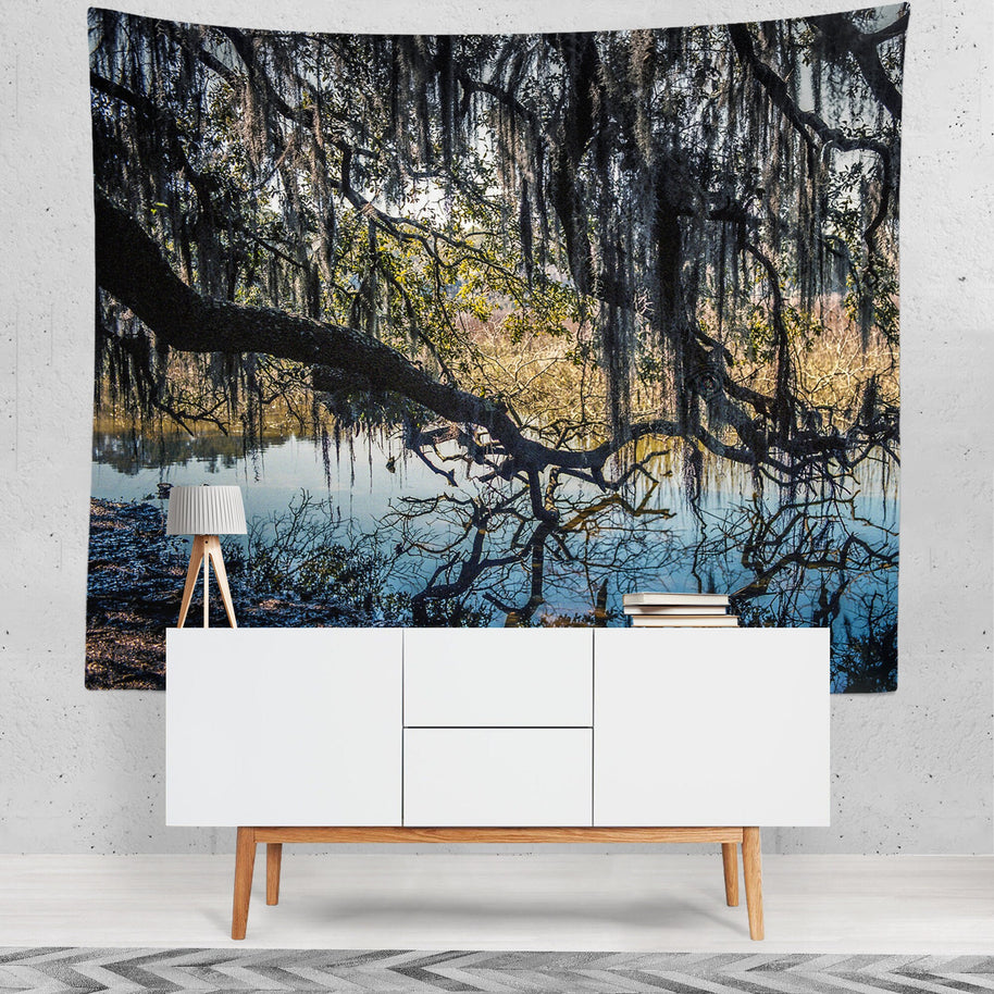 Tree Branches Modern Wall Tapestry Georgia Coast -