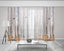 Trees of Reason Birch Forest Window Curtains 50x84 Sheer and Blkackout