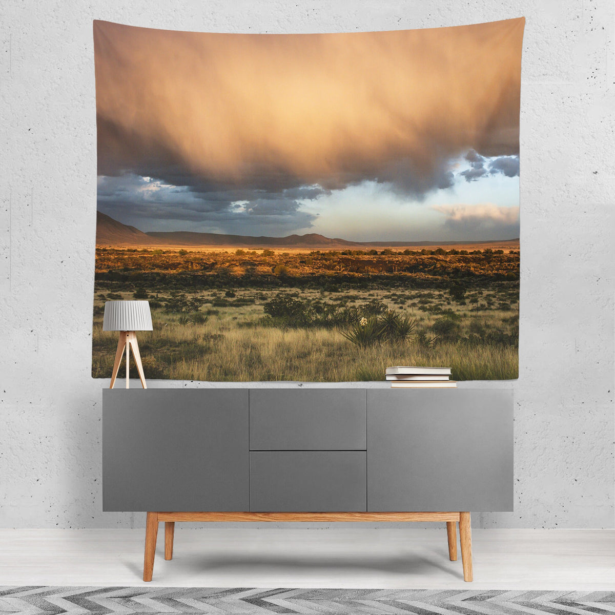 Stormy Weather Southwest Wall Tapestry - Decorative