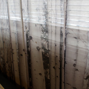 Autumn Forest Curtain Set of 3 150x84 inches - Pine Trees