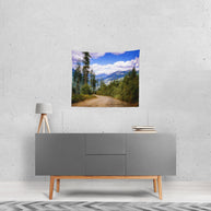 British Columbia Forest Wall Tapestry Pacific Northwest