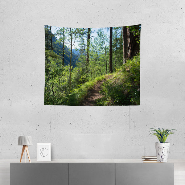 Perfect Summer Hike Nature Wall Tapestry Pacific Northwest