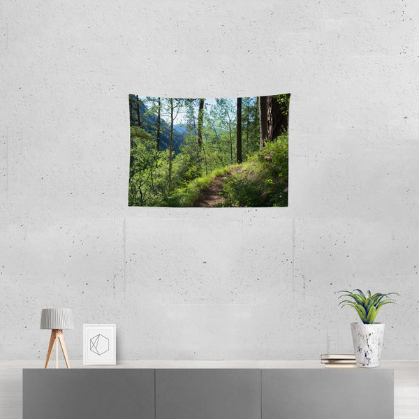 Perfect Summer Hike Nature Wall Tapestry Pacific Northwest